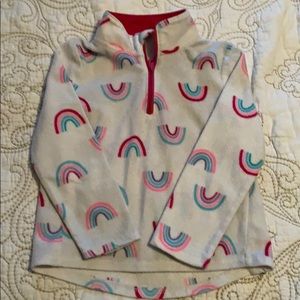 Jumping beans microfleece rainbow pullover